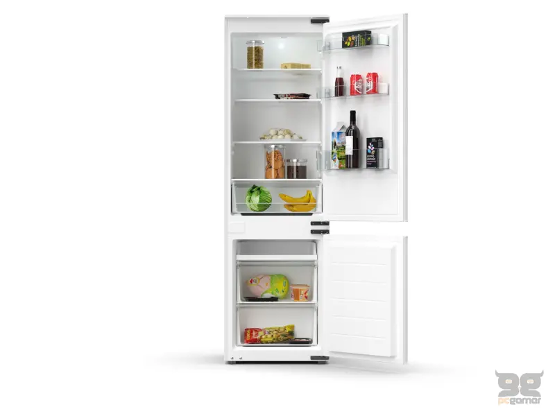 Tesla RI2500HE ugradni kombinovani frižider, 179l+70l, inverter motor, ŠxDxV: 540x540x1780