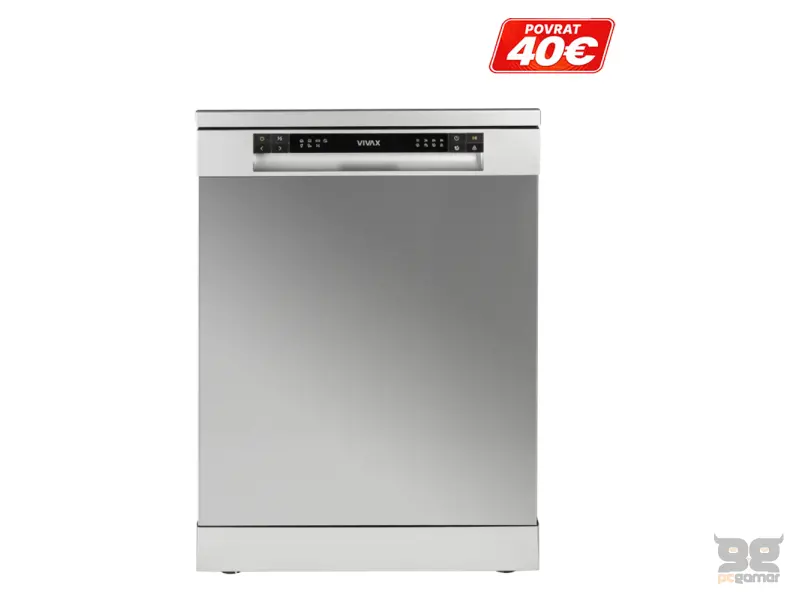 VIVAX HOME samostojeća mašina za pranje posuđa DW-601262C X