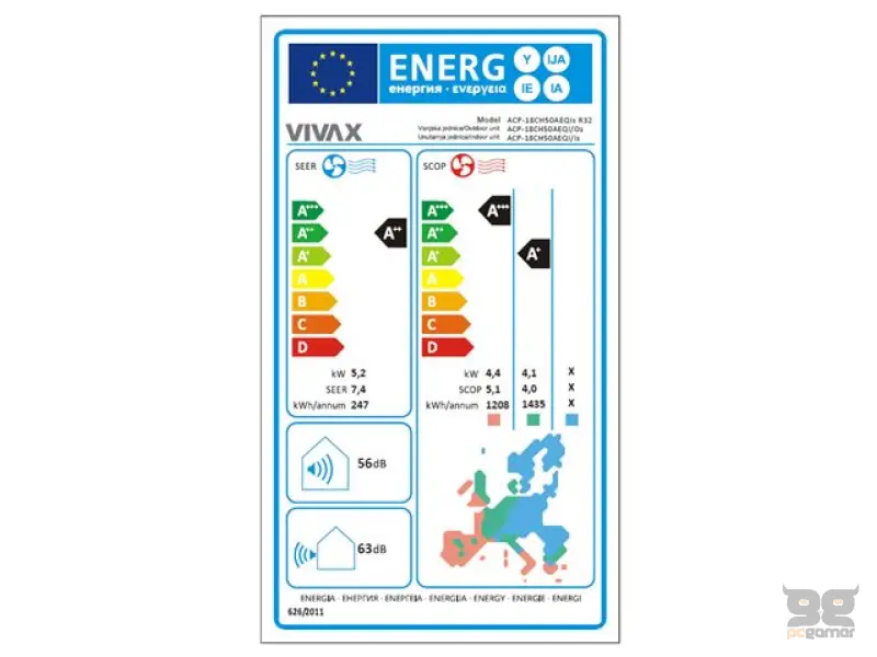 Vivax ACP-18CH50AEQIs R32