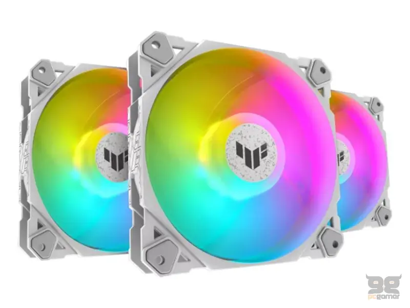 ASUS TUF GAMING TF120 ARGB WHITE EDITION 3IN1 ventilator 