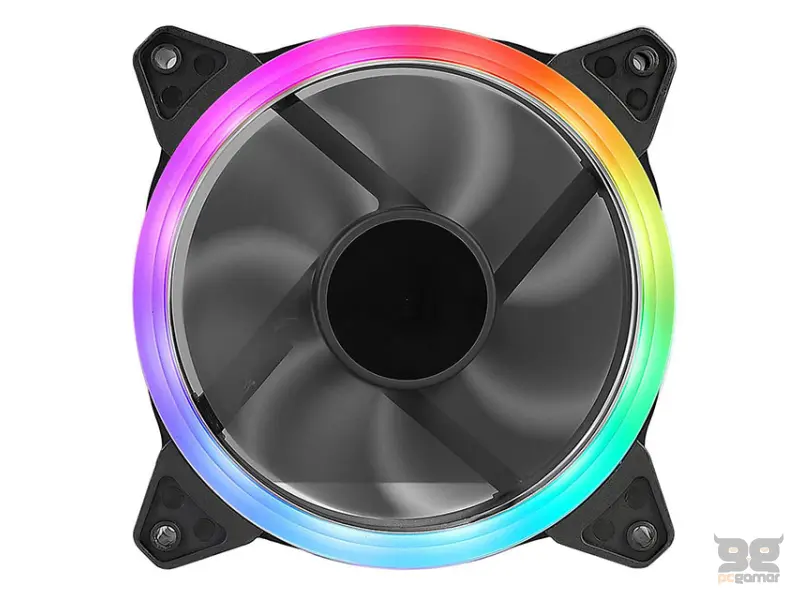 EVESKY Camo 120mm x 120mm x 25mm RGB spoljašnji i unutrašnji ventilator bulk 