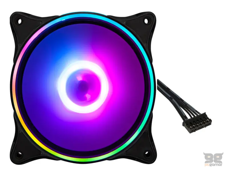 EVESKY Ventilator Thin 1 120 Externa kontrola RGB 