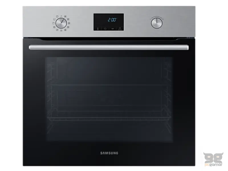 Samsung NV68A1170BS/OL ugradna rerna, kapacitet 68l, konvekcija, LED displej, piroliza, siva