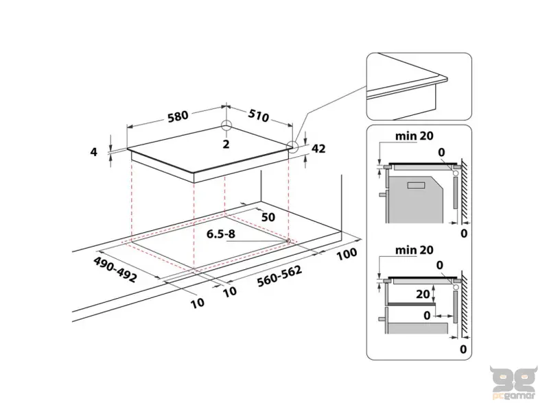 Whirlpool Ugradna ploča AKT 8900 BA