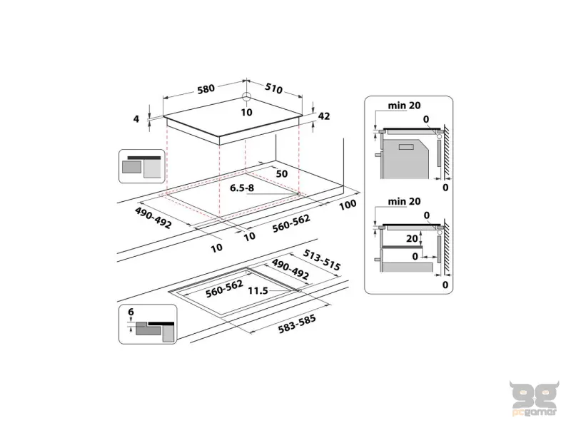 Whirlpool Ugradna ploča AKT8090/NE