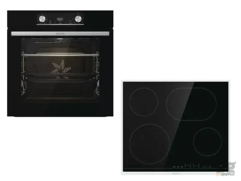 Gorenje ugradni set BLACK STEAM SET BOSX6737EO6BG + ECT43X