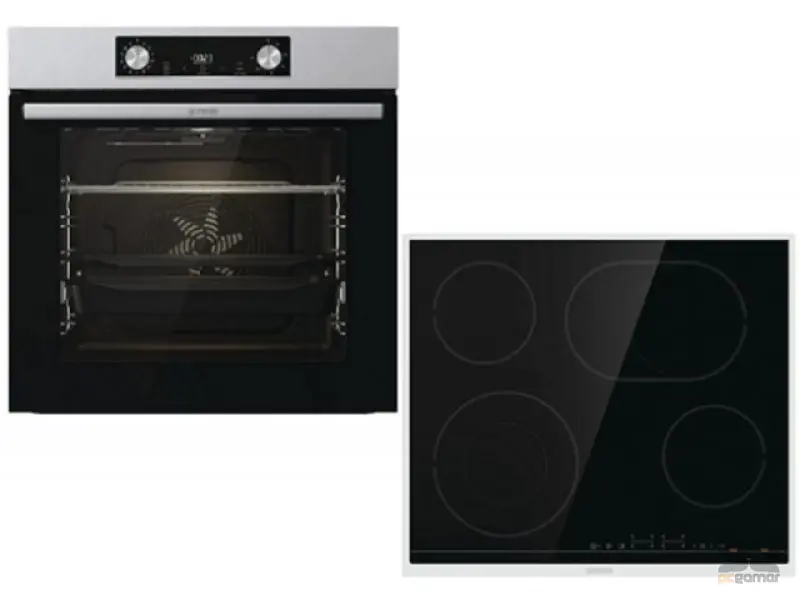 SET STEEL STEAM Gorenje BOS6737EO6X+ECT43X