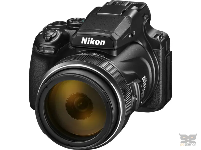 NIKON Coolpix P1100 - 16MP, CMOS senzor, 125x zoom, 8.1 cm LCD, 4K Video, Wi-Fi,  OLED Viewfinder