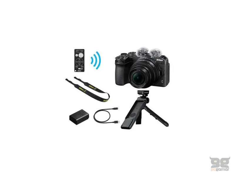NIKON Z 30 Vlogger Kit - NIKKOR Z DX 16-50mm, Tripod grip, BT Remote Control, 20.9MP, 4K30p
