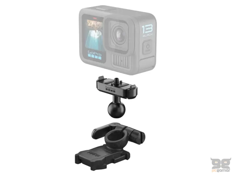 GoPro Magnetic Latch Ball Joint Mount - Swap mounts + switch angles with ease, HERO13 Black