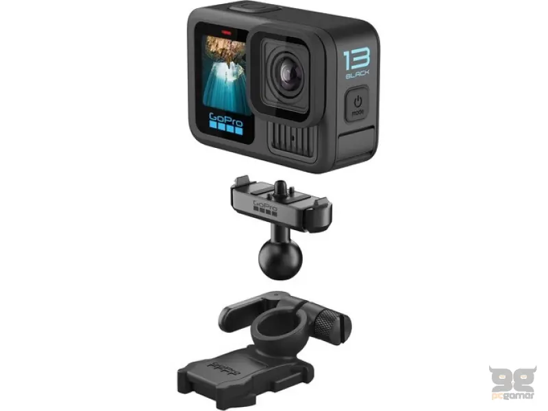 GoPro Magnetic Latch Ball Joint Mount - Swap mounts + switch angles with ease, HERO13 Black