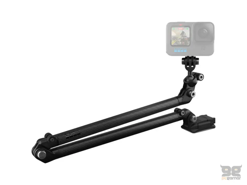 GoPro Boom + Adhesive Camera Mounts(Arm Extends from 10 to 21")