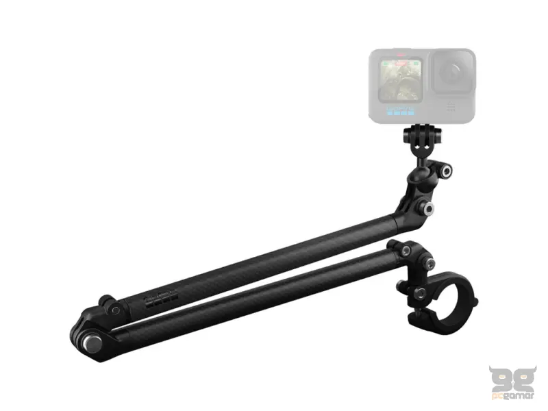 GoPro Boom + Bar Mount - Adjustable Carbon Fiber Extension Arm, Extends from 10 to 21"