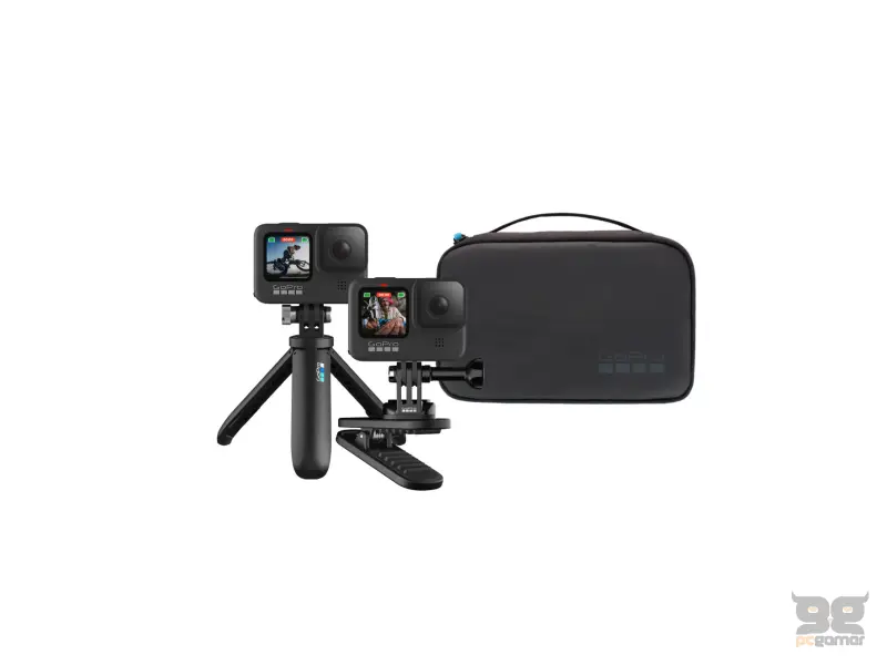 GoPro Travel Kit - Shorty + Magnetic Swivel Clip + Compact Case