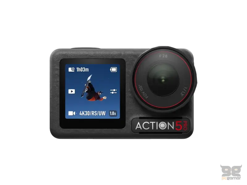 DJI Osmo Action 5 Pro Adventure Combo - 1.5m Extension Rod, 2x Extreme Battery + Battery Case