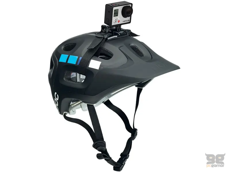 GoPro Vented Helmet Strap Mount - Attach your GoPro to a vented bike, ski, kayak or other helmet
