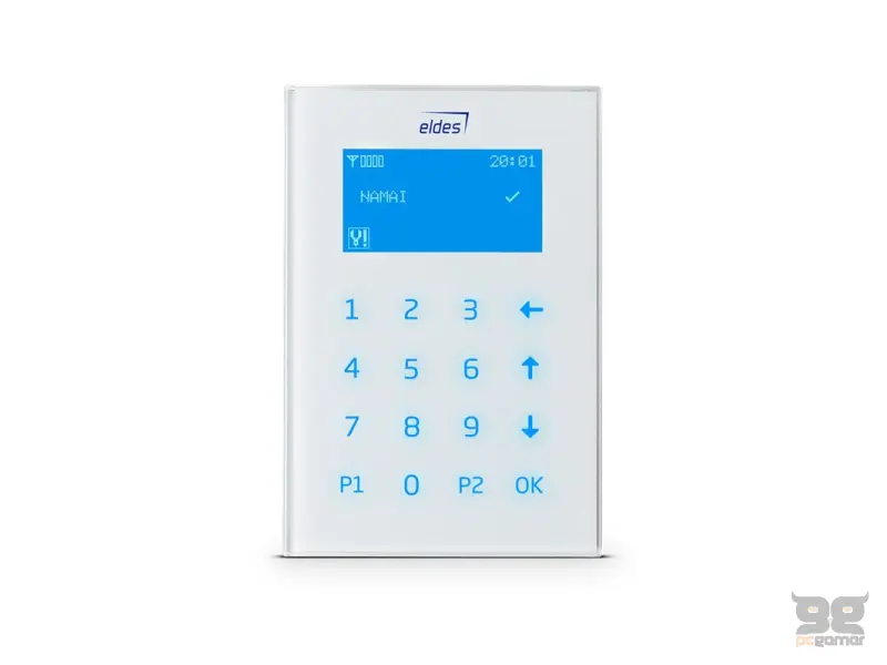 ELDES LCD šifrator žični EKB2 beli 