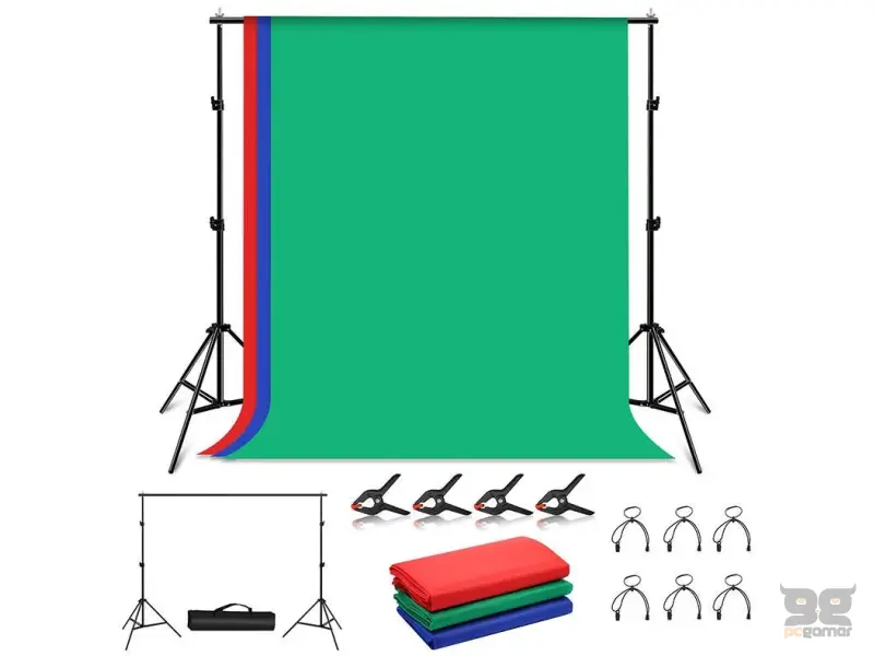 PULUZ BACKGROUND SET/TRIPOD 2X2M