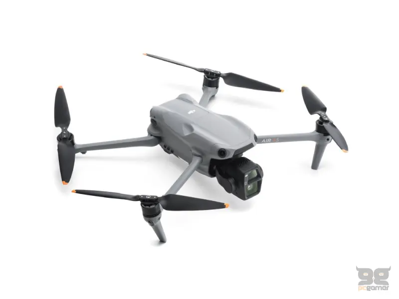 DJI AIR 3S Fly More Combo + DJI RC2, 4K/60fps HDR Video, 50 MP, 70mm Tele Camera, 45-Min Flight Time