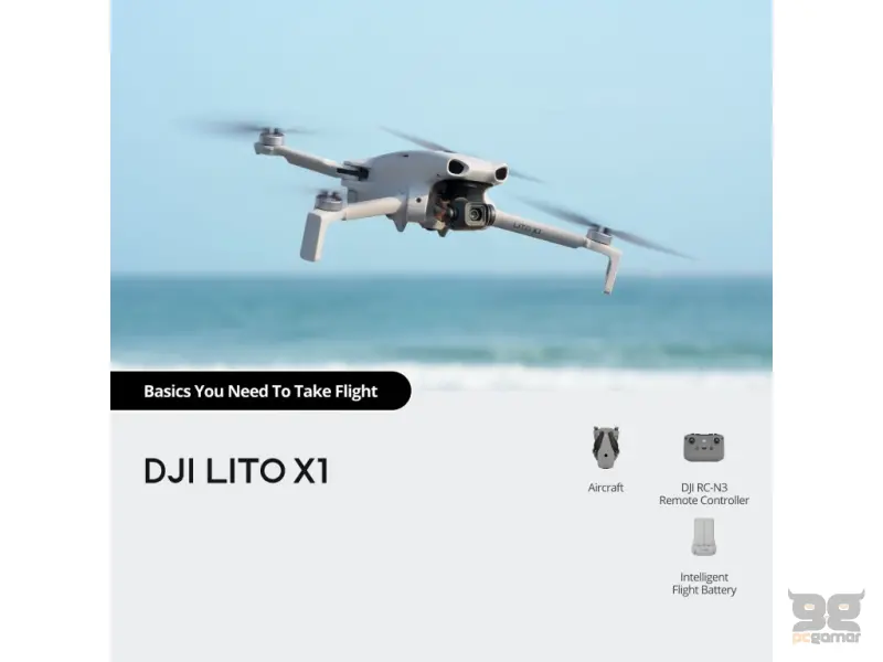 DJI Lito X1 (DJI RC-N3), 4K/60fps HDR Video, 48MP, 42GB Internal Storage