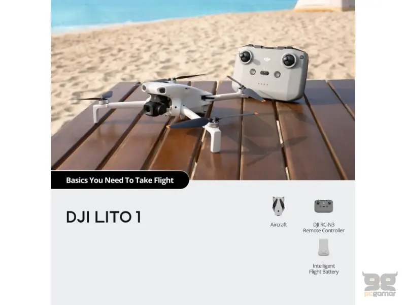 DJI Lito 1 (DJI RC-N3), 4K/60fps Video, 48MP, Active Track, 36 min flight time