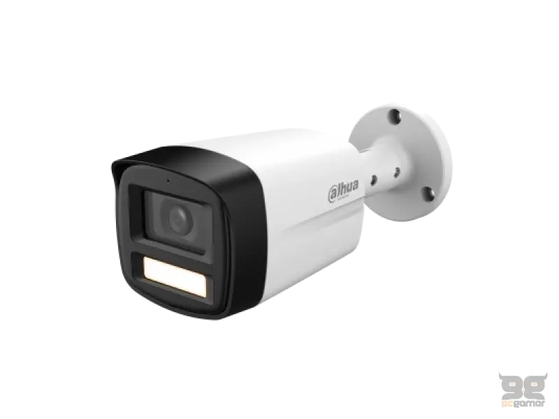 Dahua Kamera 5MP HFW1509TLM-IL-A-0360B-S2 Bullet, HDVCI, rezolucija 2880x1620, objektiv 3.6 mm, LED domet 40m, IP67, mikrofon, 12VDC, dozna PFA130-E, PFA134