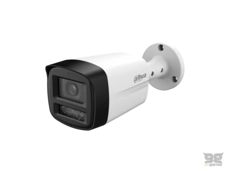 Dahua Kamera 5MP HFW1509TLM-IL-A-0360B-S2 Bullet, HDVCI, rezolucija 2880x1620, objektiv 3.6 mm, LED domet 40m, IP67, mikrofon, 12VDC, dozna PFA130-E, PFA134