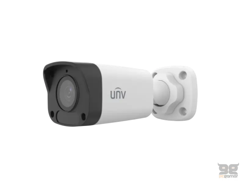 Uniview Kamera 5MP IPC2125LB-AF28-A2 Bullet, Smart IR, objektiv 2.8 mm, IR domet do 30 m, ugradjen mikrofon, DWDR, PoE/12VDC, IP67, Dozna JB05-A