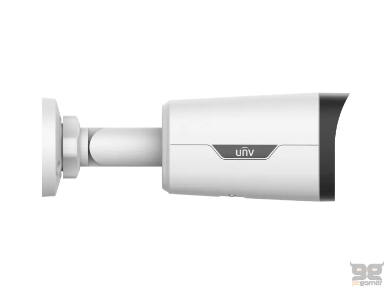 Uniview Kamera 8MP IPC2318LE-ADF28KM-WP Bullet, ColorHunter Wise-ISP Warm Light, objektiv 2.8 mm, IR/LED domet do 30 m, ugradjen mikrofon, True WDR 120 dB, PoE/12VDC, microSD do 512 GB, IP67, Dozna JB05-A