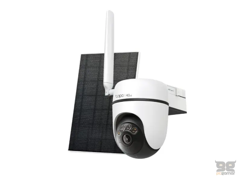TP-LINK TAPO C615G KIT Solar-Powered Pan/Tilt 4G LTE Security Camera Kit, 2K 3MP, IP65