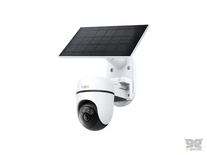 TP-LINK TAPO C630 KIT Solar-Powered Pan/Tilt Security Camera Kit, 24/7, 3K 5MP, IP 65, AI