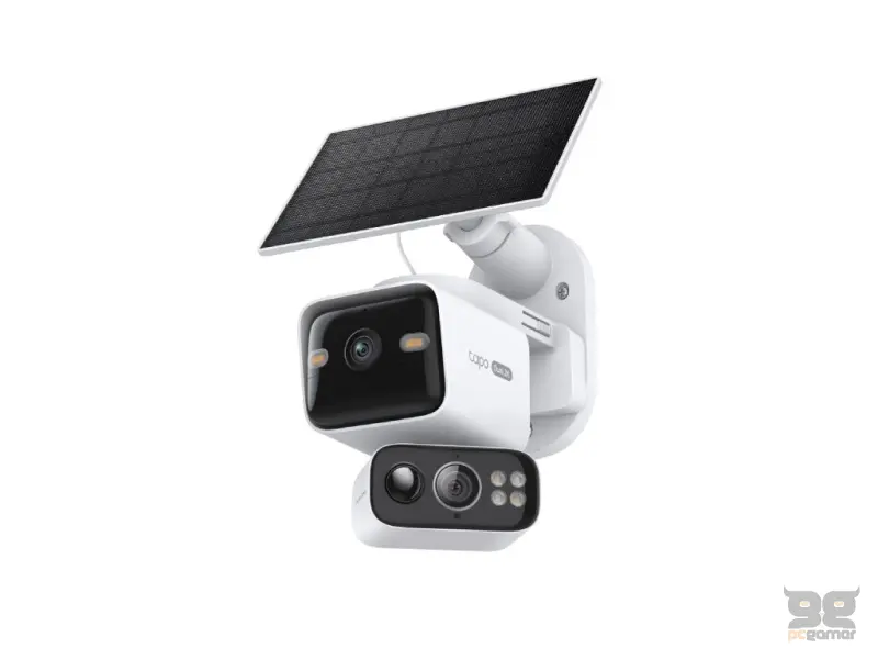 TP-LINK TAPO C645D KIT Dual 2K Solar-Powered Dual-Lens Pan/Tilt Security Camera Kit