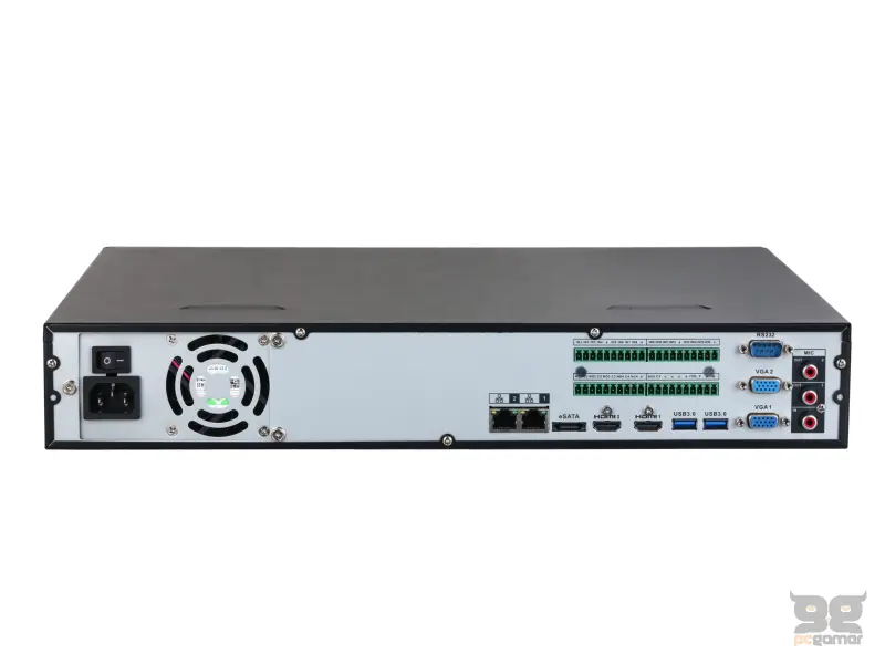 Dahua NVR 64 kanala NVR5464-EI 1080P, 30FPS, do 32MP, 2 x HDMI, 2 x VGA, 4 x SATA do 20TB, audio, alarm, 230VAC