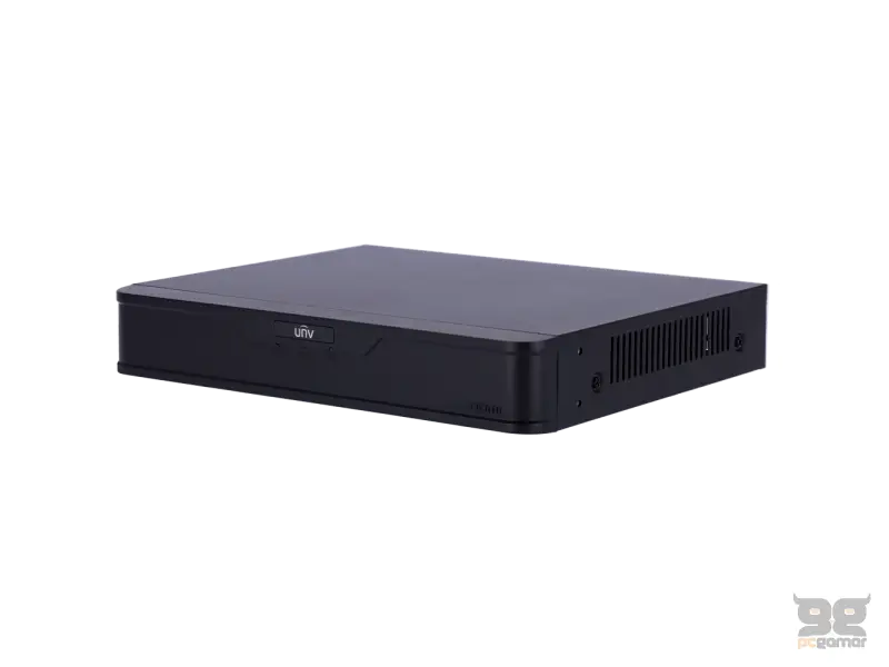 Uniview NVR 8 kanala NVR301-08B-P8-IQ, 1080P, 30FPS, do 12MP, HDMI, VGA, 1 x HDD do 10TB, PoE, 52VDC