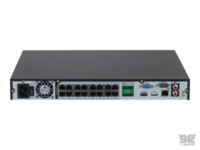 DAHUA NVR4216-16P-4KS3 16-kanalni 1U 16PoE lite network DVR 