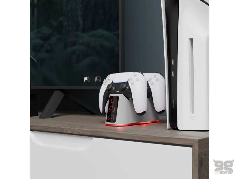 Rampage Rp-Ps5 PlayStation 5 RGB Fast Charging Station