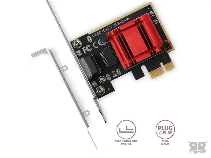 AXAGON PCEE-G25 PCIE 2.5 GIGABIT ETHERNET