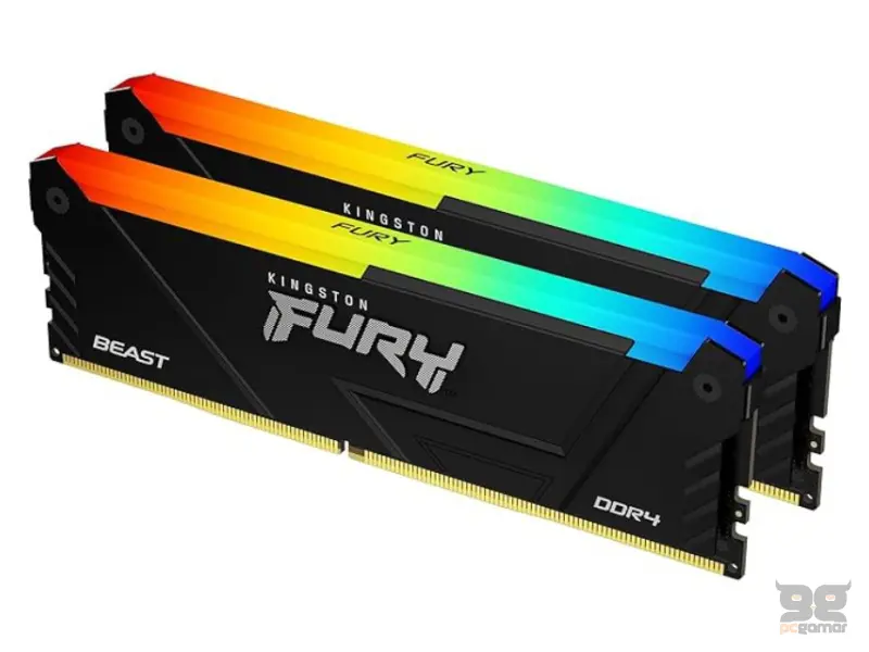 KINGSTON DIMM DDR4 64GB (2x32GB kit) 3600MT/s KF436C18BB2AK2/64 Fury Beast Black RGB 