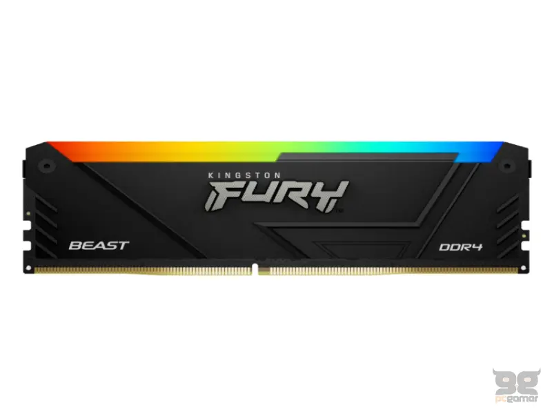 KINGSTON DIMM DDR4 8GB 3600MT/s KF436C17BB2A/8 Fury Beast RGB Black 