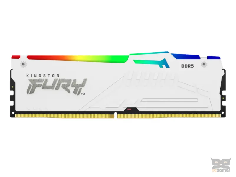 KINGSTON DIMM DDR5 16GB 6800MT/s KF568C34BWEA-16 FURY Beast White RGB EXPO 