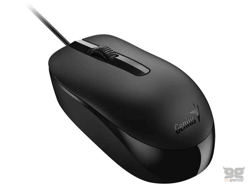 GENIUS KM-160 USB YU crna tastatura+ USB crni miš 