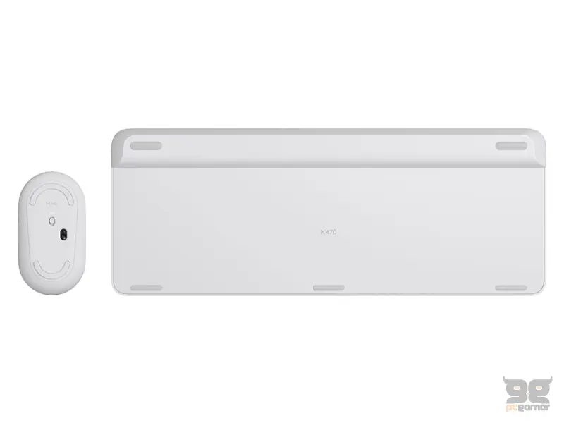 LOGITECH MK470 Wireless Desktop US bela tastatura + miš 