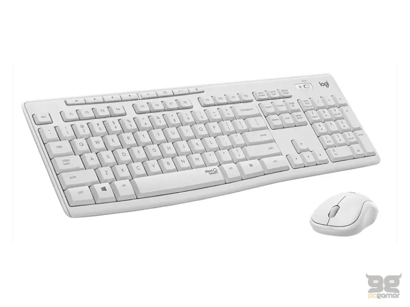 LOGITECH MK295 Silent Wireless Combo US tastatura + miš bela 