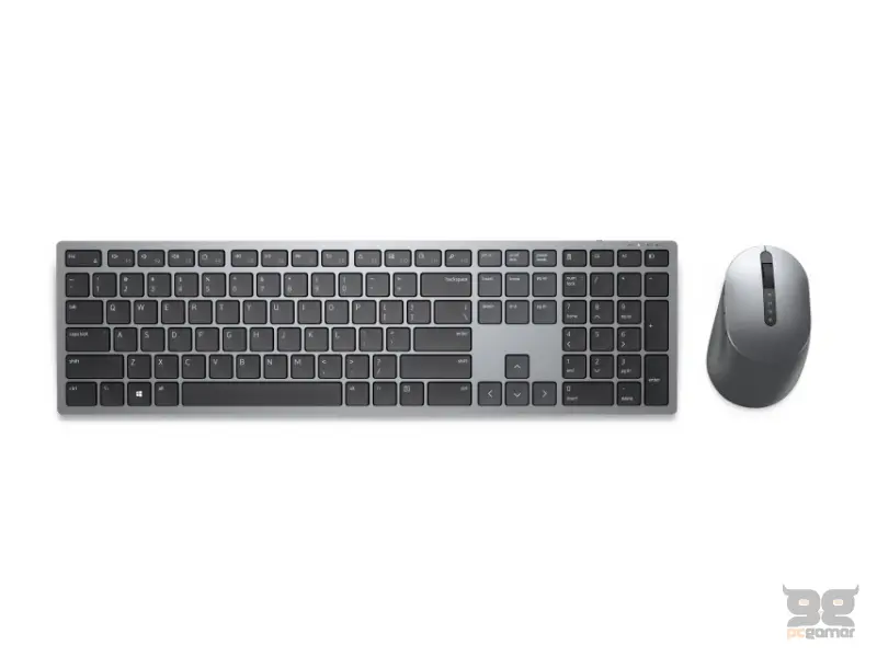 DELL KM7321W Pro Plus Wireless Multi-device US tastatura + miš siva 