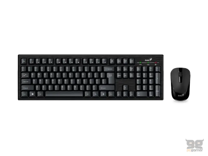 GENIUS Smart KM-8101 Wireless USB US crna tastatura + miš 