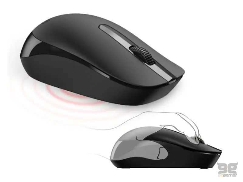 GENIUS Smart KM-8101 Wireless USB US crna tastatura + miš 