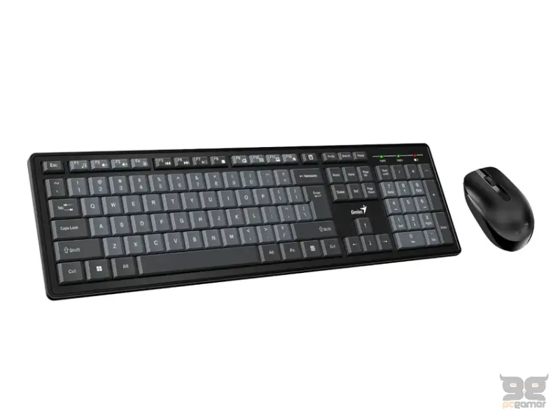 GENIUS Smart KM-8200 Wireless USB US crna tastatura + miš 