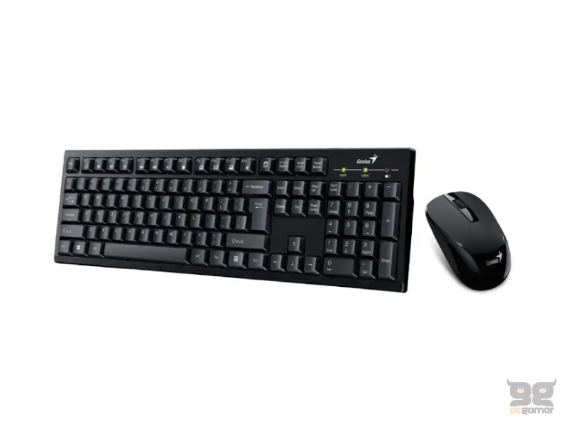 GENIUS Smart KM-8101 Wireless USB YU crna tastatura + miš 