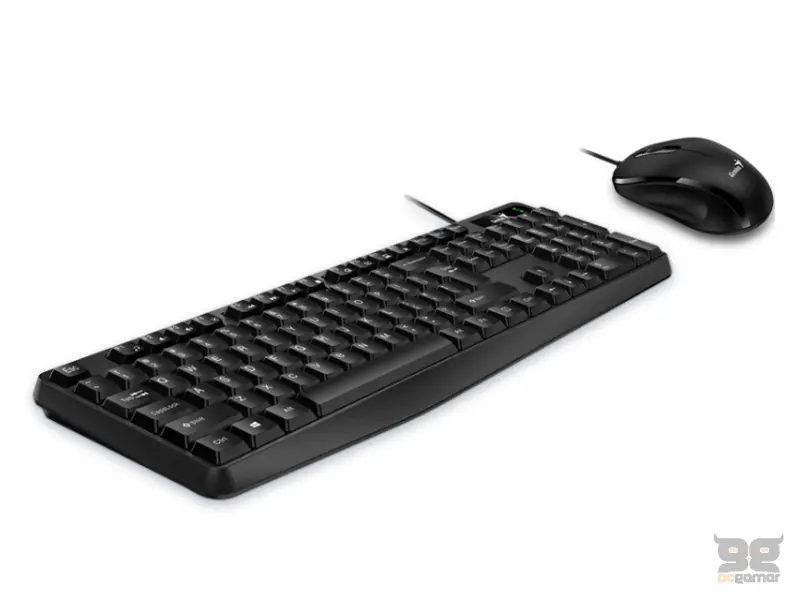 GENIUS KM-170 USB US crna tastatura+ USB crni miš 