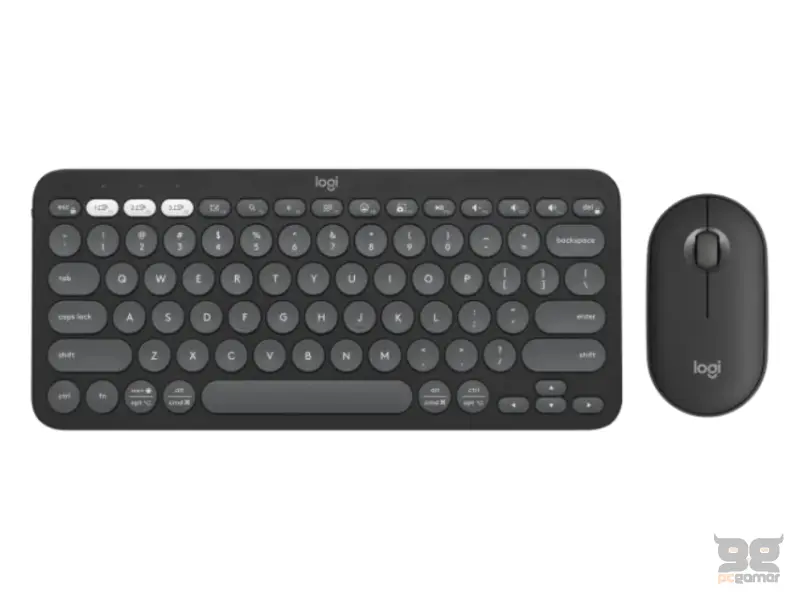 LOGITECH Pebble2 Wireless Combo US tastatura + miš crna 